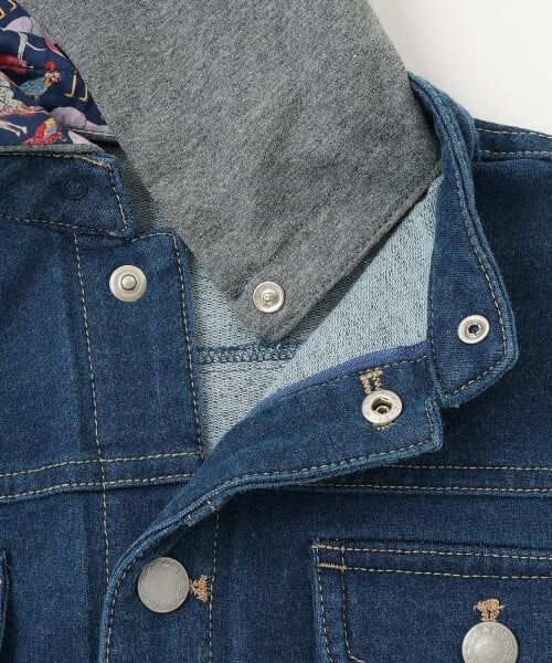 sense of wonder / センス オブ ワンダー ブルゾン | 3WAYフード付ニットデニムジャケット | 詳細5