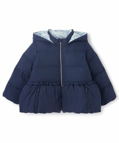 sense of wonder / センス オブ ワンダー その他アウター | リバーシブルリバティダウンコート（紺）