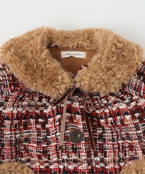 sense of wonder / センス オブ ワンダー その他アウター | ティペットつきロービングチェックコート | 詳細2