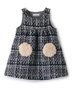 sense of wonder / センス オブ ワンダー ミニ丈・ひざ丈ワンピース | ロービングチェックジャンパースカート