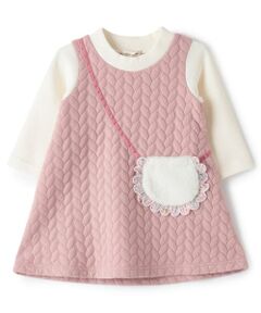 sense of wonder / センス オブ ワンダー ミニ丈・ひざ丈ワンピース | リバティフリルケーブルワンピース