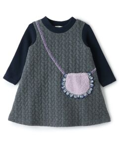 sense of wonder / センス オブ ワンダー ミニ丈・ひざ丈ワンピース | リバティフリルケーブルワンピース