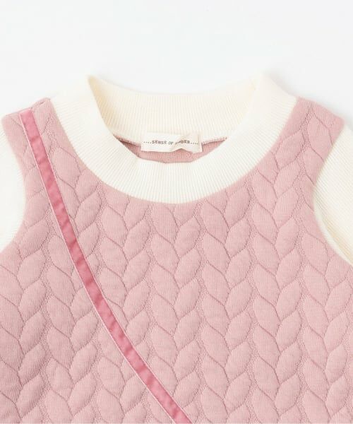 sense of wonder / センス オブ ワンダー ミニ丈・ひざ丈ワンピース | リバティフリルケーブルワンピース | 詳細2