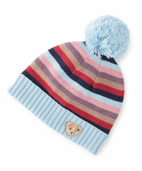 sense of wonder / センス オブ ワンダー ニットキャップ | マルチボーダーニット帽（赤）