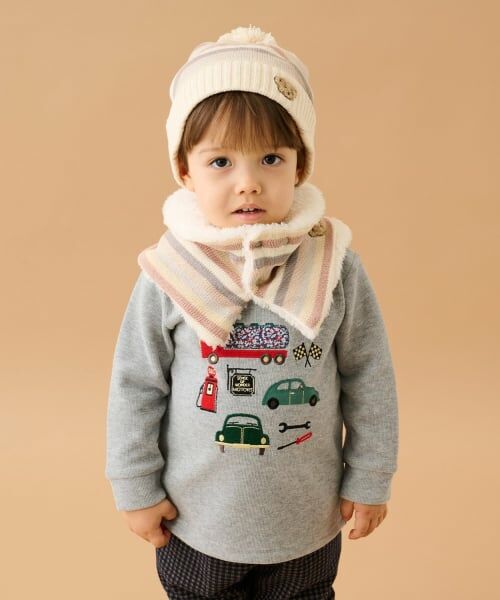 sense of wonder / センス オブ ワンダー マフラー・ショール・スヌード・ストール | マルチボーダーマフラー | 詳細7