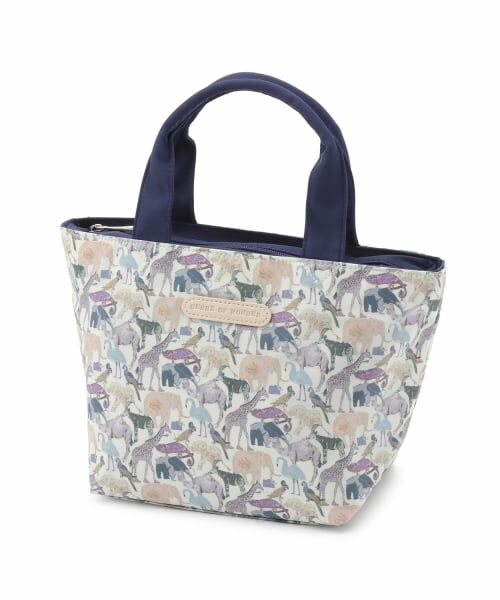 sense of wonder / センス オブ ワンダー トートバッグ | リバティランチトートバッグ（ブルー グレー）
