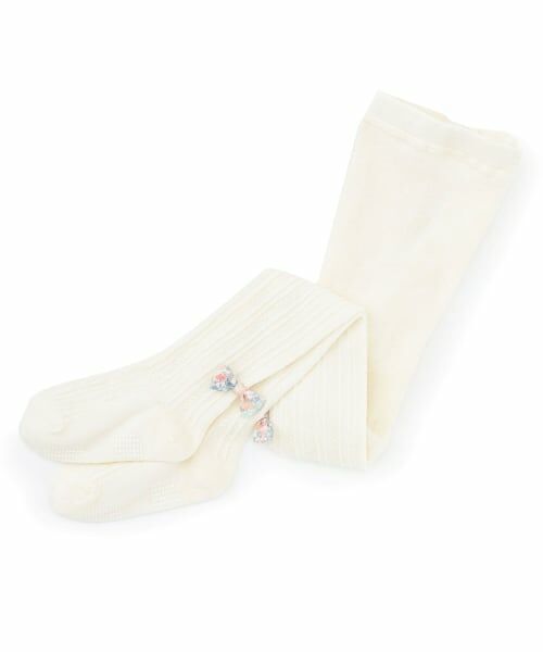 sense of wonder / センス オブ ワンダー ストッキング・タイツ・その他 | リバティリボンつきタイツ（ECRU(キナリ)）