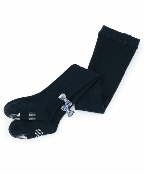 sense of wonder / センス オブ ワンダー ストッキング・タイツ・その他 | リバティリボンつきタイツ（紺）