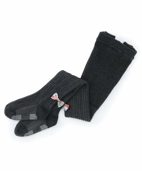 sense of wonder / センス オブ ワンダー ストッキング・タイツ・その他 | リバティリボンつきタイツ（チャコール）