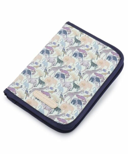 sense of wonder / センス オブ ワンダー ママバッグ・収納ポーチ | リバティ母子手帳ケース（ブルー グレー）
