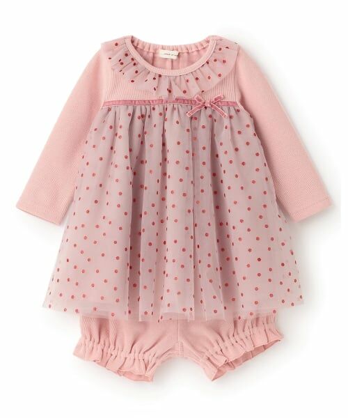 sense of wonder / センス オブ ワンダー ベビー・キッズウエア | キラキラドットベビースーツ | 詳細11