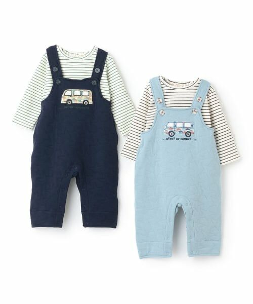 sense of wonder / センス オブ ワンダー ベビー・キッズウエア | リバティアップリケサロペットスーツ | 詳細14