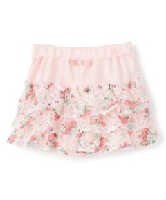 sense of wonder / センス オブ ワンダー ショート・ハーフ・半端丈パンツ | 野イチゴレースフリルパンツ【日本製】