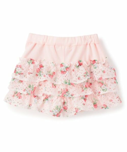 sense of wonder / センス オブ ワンダー ショート・ハーフ・半端丈パンツ | 野イチゴレースフリルパンツ【日本製】 | 詳細1
