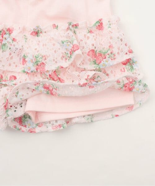 sense of wonder / センス オブ ワンダー ショート・ハーフ・半端丈パンツ | 野イチゴレースフリルパンツ【日本製】 | 詳細4