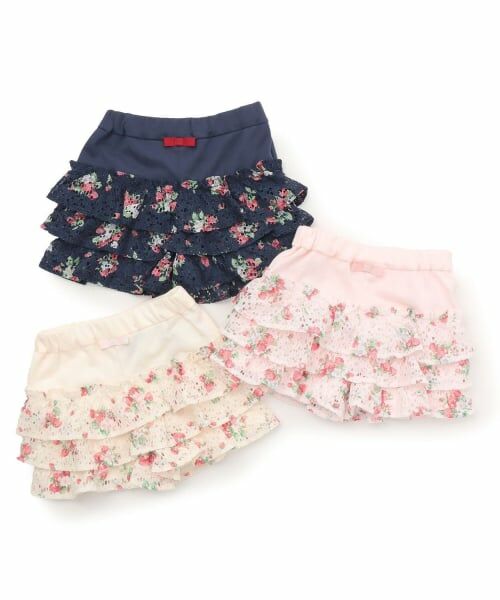 sense of wonder / センス オブ ワンダー ショート・ハーフ・半端丈パンツ | 野イチゴレースフリルパンツ【日本製】 | 詳細6