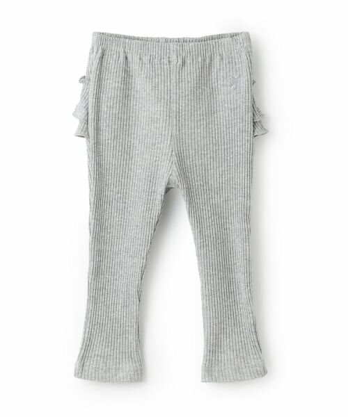 sense of wonder / センス オブ ワンダー レギンス・スパッツ | 9分丈バックフリルレギンス（ライト グレー）