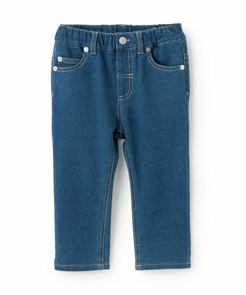 sense of wonder / センス オブ ワンダー その他パンツ | ニットデニムストレートパンツ（紺）