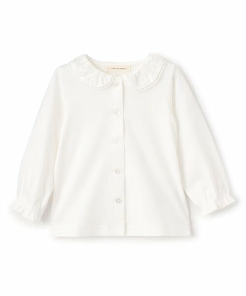 sense of wonder / センス オブ ワンダー シャツ・ブラウス | アイリッシュブラウス【オーガニック】【日本製】（オフ ホワイト）
