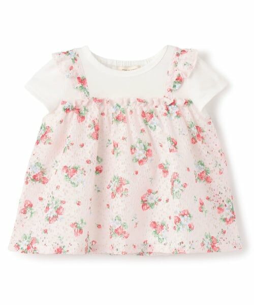 sense of wonder / センス オブ ワンダー その他トップス | 野イチゴレースチュニック【オーガニック】【日本製】（ピンク）