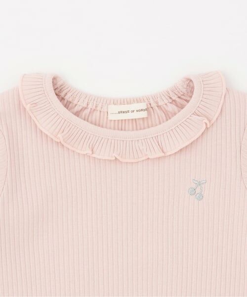 sense of wonder / センス オブ ワンダー Tシャツ | メローフリル長袖Tシャツ | 詳細2