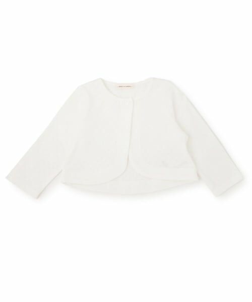 sense of wonder / センス オブ ワンダー カーディガン・ボレロ | サークル天竺ボレロ（オフ ホワイト）