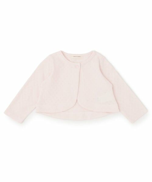 sense of wonder / センス オブ ワンダー カーディガン・ボレロ | サークル天竺ボレロ（ピンク）
