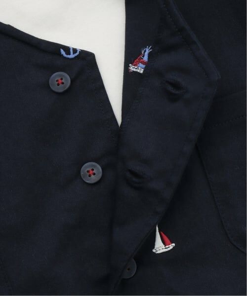 sense of wonder / センス オブ ワンダー Tシャツ | ヨット刺しゅうベストレイヤード長袖Tシャツ | 詳細3