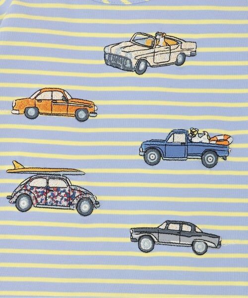 sense of wonder / センス オブ ワンダー Tシャツ | リバティクルマ刺しゅう長袖Tシャツ | 詳細3