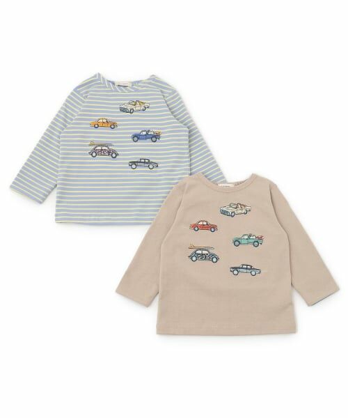 sense of wonder / センス オブ ワンダー Tシャツ | リバティクルマ刺しゅう長袖Tシャツ | 詳細9