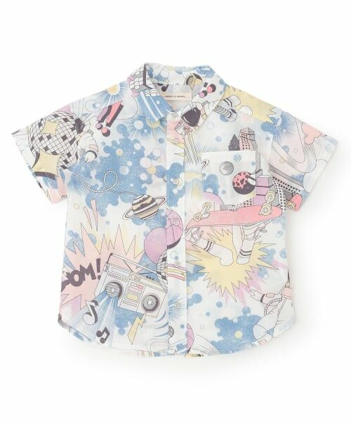sense of wonder / センス オブ ワンダー シャツ・ブラウス | LUKEY  S ROBOT半袖シャツ（ブルー）