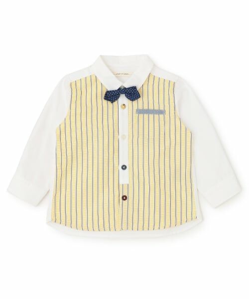 sense of wonder / センス オブ ワンダー シャツ・ブラウス | 蝶ネクタイつきシャツ（オフ ホワイト）