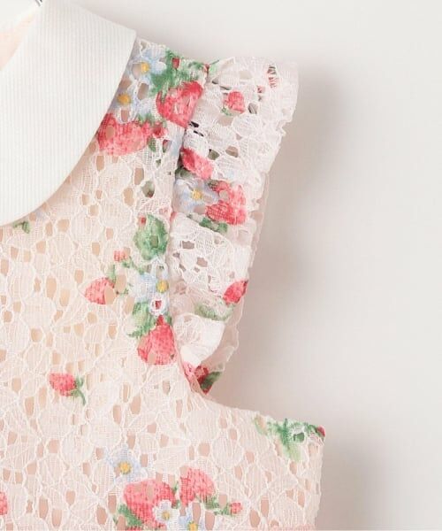 sense of wonder / センス オブ ワンダー ミニ丈・ひざ丈ワンピース | 野イチゴレースワンピース【日本製】 | 詳細3