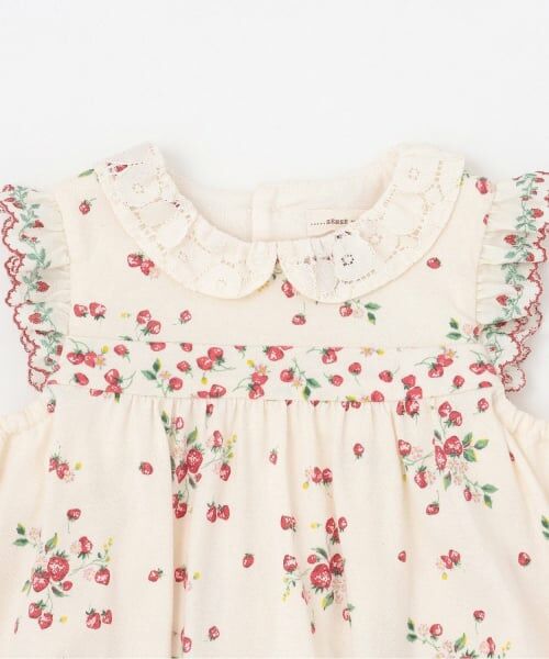 sense of wonder / センス オブ ワンダー ミニ丈・ひざ丈ワンピース | 野イチゴバルーンワンピース【オーガニック】【日本製】 | 詳細2