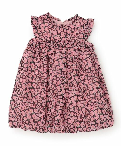 sense of wonder / センス オブ ワンダー ミニ丈・ひざ丈ワンピース | プチフルールバルーンワンピース（ピンク）