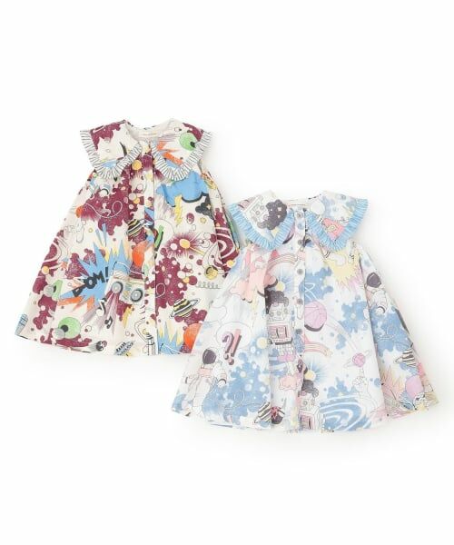 sense of wonder / センス オブ ワンダー ミニ丈・ひざ丈ワンピース | LUKEY  S ROBOTワンピース | 詳細8