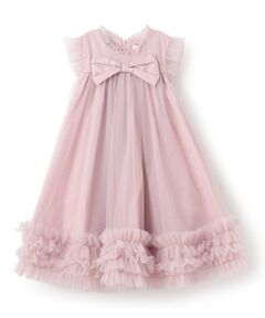 sense of wonder / センス オブ ワンダー ミニ丈・ひざ丈ワンピース | ドットチュールリボンドレス