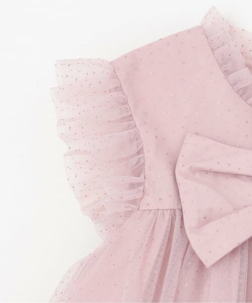 sense of wonder / センス オブ ワンダー ミニ丈・ひざ丈ワンピース | ドットチュールリボンドレス | 詳細3