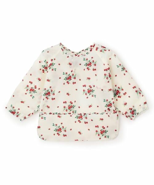 sense of wonder / センス オブ ワンダー スタイ・ビブ | 野イチゴ袖つきお食事エプロン（ECRU(キナリ)）