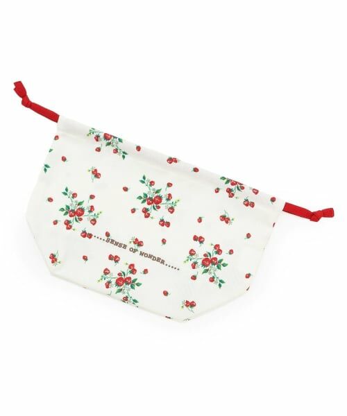 sense of wonder / センス オブ ワンダー ポーチ | 野イチゴお弁当袋（ECRU(キナリ)）