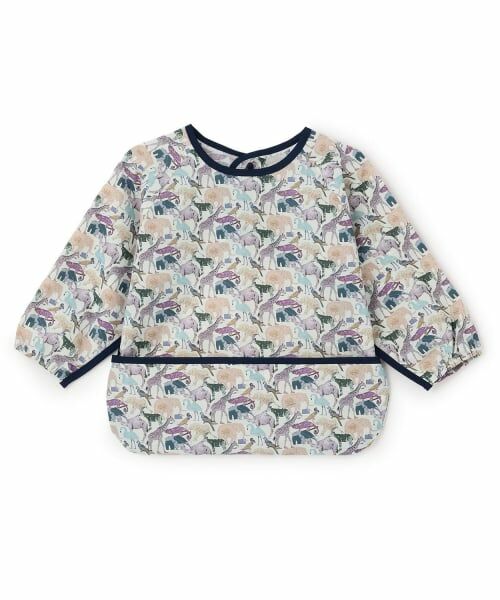 sense of wonder / センス オブ ワンダー スタイ・ビブ | Queue for the Zoo袖つきお食事エプロン（ブルー）