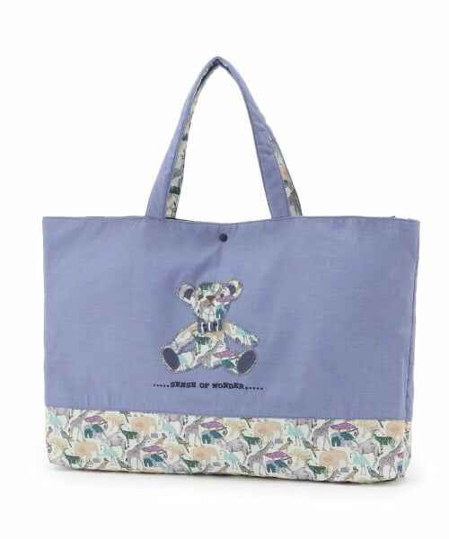 sense of wonder / センス オブ ワンダー トートバッグ | Queue for the Zooレッスンバッグ（ブルー）