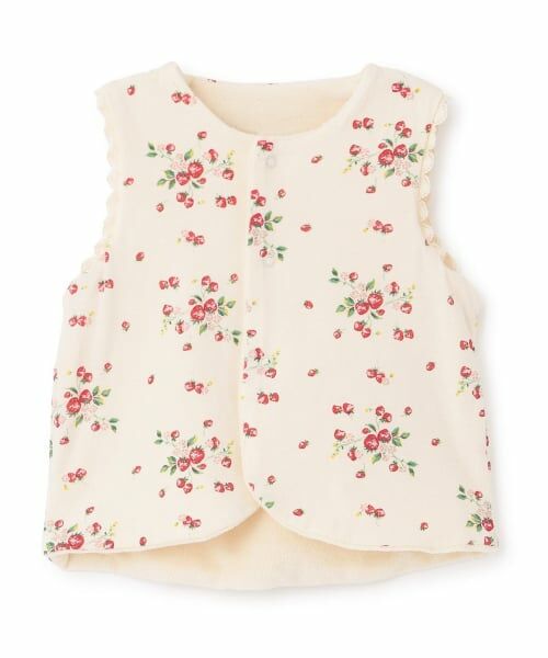 sense of wonder / センス オブ ワンダー ベビー・キッズウエア | 野イチゴリバーシブルベスト【オーガニック】【日本製】 | 詳細2