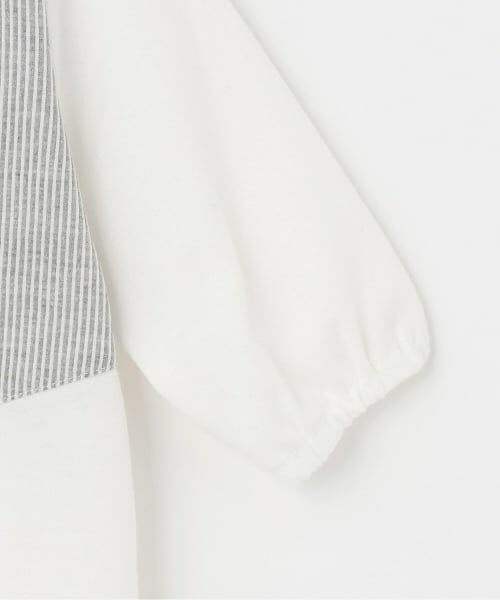 sense of wonder / センス オブ ワンダー ロンパース | ストライプベスト2WAYオール【オーガニック】【日本製】 | 詳細5