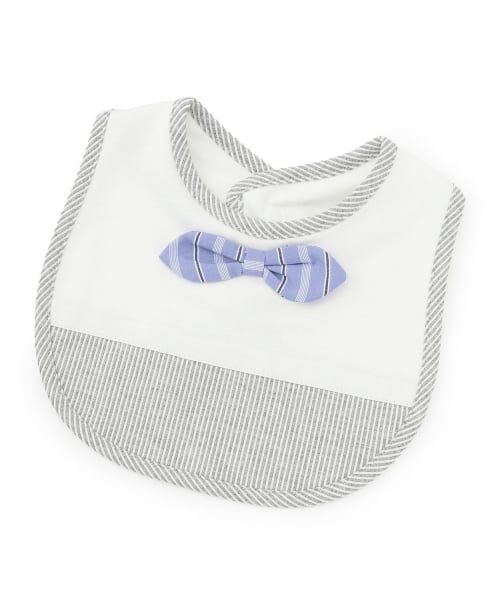 sense of wonder / センス オブ ワンダー スタイ・ビブ | 蝶タイつきスタイ【オーガニック】【日本製】（オフ ホワイト）
