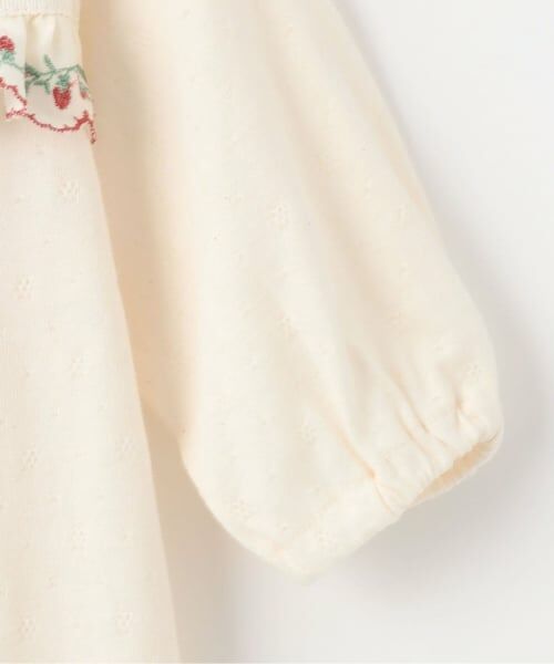 sense of wonder / センス オブ ワンダー ロンパース | 野イチゴ刺しゅう2WAYオール【オーガニック】【日本製】 | 詳細4