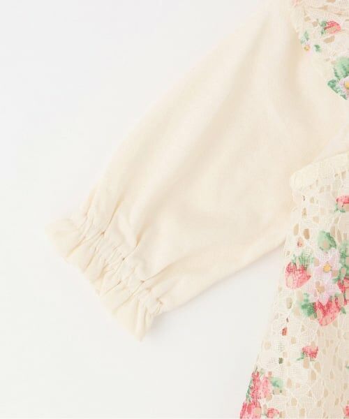 sense of wonder / センス オブ ワンダー ベビー・キッズウエア | 野イチゴレースエプロンつき2WAYオール【オーガニック】【日本製】 | 詳細6