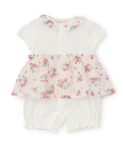 sense of wonder / センス オブ ワンダー ロンパース | 野イチゴレースショートオール【オーガニック】【日本製】