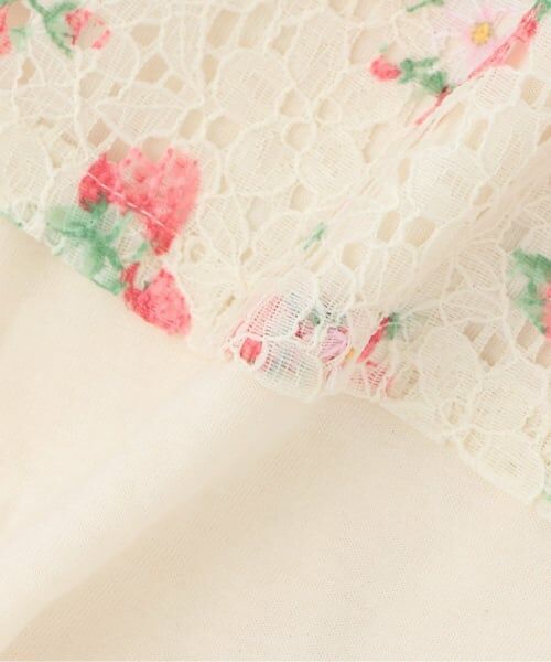 sense of wonder / センス オブ ワンダー ロンパース | 野イチゴレースショートオール【オーガニック】【日本製】 | 詳細6
