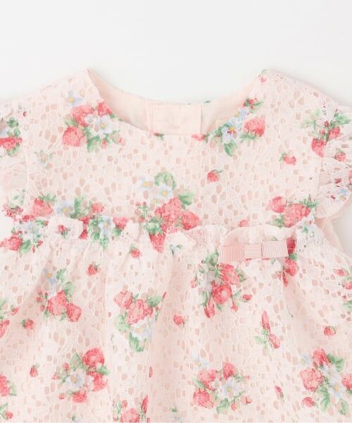 sense of wonder / センス オブ ワンダー ベビー・キッズウエア | 野イチゴレースベビースーツ【日本製】 | 詳細3